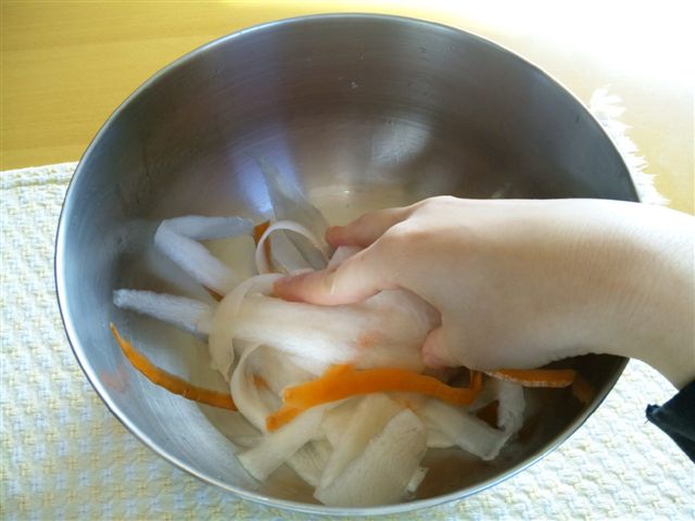 野菜の柚香和えレシピ２