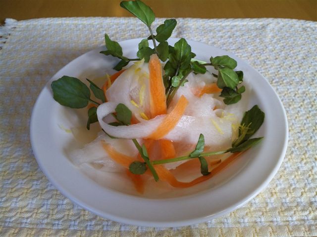 野菜の柚香和え